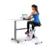 Capital Sports Azura Desk Bike, domácí trenážer, setrvačník o hmotnosti 7,5 kg, řemenový pohon, bílý Capital Sports www.eLovci.cz