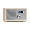 Auna Ambient DAB +/FM, rádio, BT 5.0, AUX vstup, LCD displej, budík, časovač, dřevěný vzhled, bílé Auna www.eLovci.cz