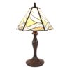 Béžová stolní lampa Tiffany Rio - Ø 31*43 cm E27/max 1*40W Clayre & Eef Clayre & Eef www.eLovci.cz