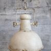 Béžové antik kovové závěsné světlo Factory Lamp - Ø32*43 cm Chic Antique Chic Antique www.eLovci.cz