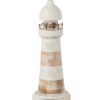 Dřevěná dekorace maják Lighthouse Alabasia Wood M - Ø10*25cm J-Line by Jolipa J-Line by Jolipa www.eLovci.cz