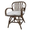 Hnědé ratanové křeslo Anor Wicker - 62*58*85cm Chic Antique Chic Antique www.eLovci.cz