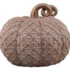 Hnědo-zlatá antik dekorace dýně Pumpkin antique - Ø 20*18 cm Chic Antique Chic Antique www.eLovci.cz