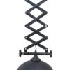 Industriální černé antik kovové závěsné světlo Fact ceiling - Ø32*55-72 cm / E27 Chic Antique Chic Antique www.eLovci.cz