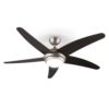 Klarstein Bolero, 55 W, stropní ventilátor se svítidlem, 134 cm, ořechová ramena, dálkový ovladač Klarstein www.eLovci.cz