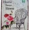 Nástěnná kovová cedule Home sweet Home - 20*25 cm Ostatní Ostatní www.eLovci.cz