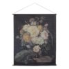 Nástěnná vintage mapa s květy Floral print II - 124*145 cm Chic Antique Chic Antique www.eLovci.cz