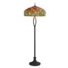 Stojací vitrážová lampa s tulipány Tiffany Amorette – Ø 56 cm E27/max 3*60W Clayre & Eef Clayre & Eef www.eLovci.cz