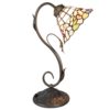 Stolní Tiffany lampa Blooming - Ø 20*48 cm Clayre & Eef Clayre & Eef www.eLovci.cz