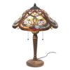 Stolní lampa Tiffany Malai - Ø 40*54 cm E27/2*60W Clayre & Eef Clayre & Eef www.eLovci.cz