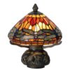 Stolní lampa Tiffany - Ø 22*21 cm 1x E14 / Max 40W Clayre & Eef Clayre & Eef www.eLovci.cz