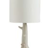 Stolní lampa s textilním stínidlem a medvídkem Bearlove - Ø 25*46 cm J-Line by Jolipa J-Line by Jolipa www.eLovci.cz