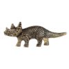 Zlatá antik kovová úchytka Dinosaurus - 8*3 cm Clayre & Eef Clayre & Eef www.eLovci.cz